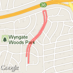 HJI 1-mile Fun Run route map