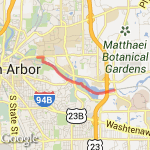 Geddes Fuller 5K route map