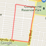 Square Short TGP route route map