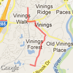 elevation run route map