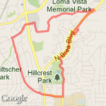 Lost and Cooke Trail (Valencia Mesa) route map