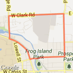 Forest Clark Loop route map