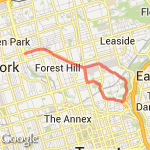 monday june 25 route map