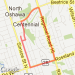 Get Up and Go route map