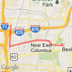 ghetto run route map