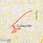 Long way... cotton belt trail:) route map