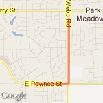 2.7 Out and Back route map