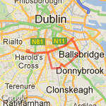 easy 5 miles dub south city route map