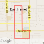 3 Mile Run route map