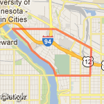 5 mile run route map