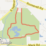 afternoon run route map