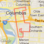 100 Degree Heat Advisory, Six Half Miles route map
