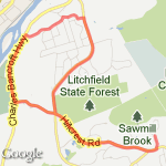 8 Mile Route route map