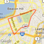 2 Mile Loop route map