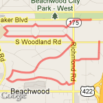 J Running Club 5 MI route map