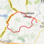 Dogmersfield & Basingstoke Canal route map