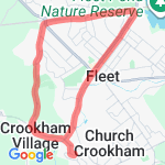 Extended Loop Elvetham Road route map