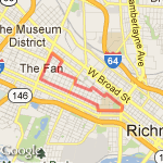 Monroe park/monument loop route map