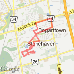 Walk run Walk route map