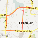 Morning Run route map