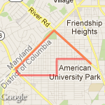 Western Ave  route map