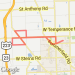 Lost On Doty  route map