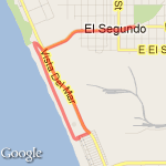 beach run route map