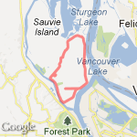 LaurelHalfMarathon route map