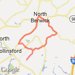north berwick loop route map
