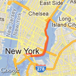 FDR Long route map