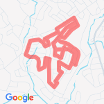 5.5 mile run repeats route map