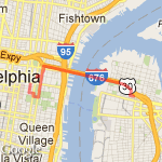 Bridge Run route map