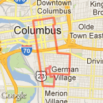 6 Miles Heat advisory  route map