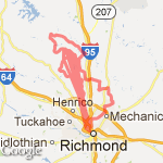 TDL2012 100 mil route map