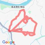 Medium Run route map