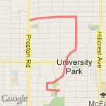 4.15 miles route map