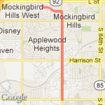 Giles and Back route map