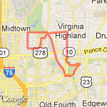Beltline & Freedom Pkway route map