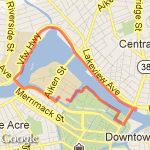 Long Lowell Loop route map