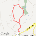 Danforth-Perryville-Rocky Hill route map