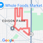 Up and down EP route map