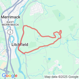 8 Mile Loop: Hillcrest/Route3/Pinecrest - 12.87 Km route in Londonderry