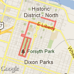 3 miles recovery run route map