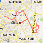 intensity ride route map