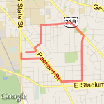 2.67 Miler route map