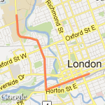 Richard Ivy route map