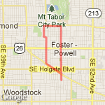 Home to division & bk route map