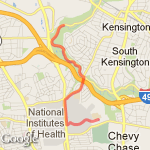 Beach 10 k route map