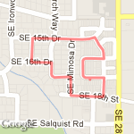 .65 mile loop route map