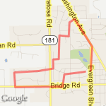 Retzlaff farms 1 route map